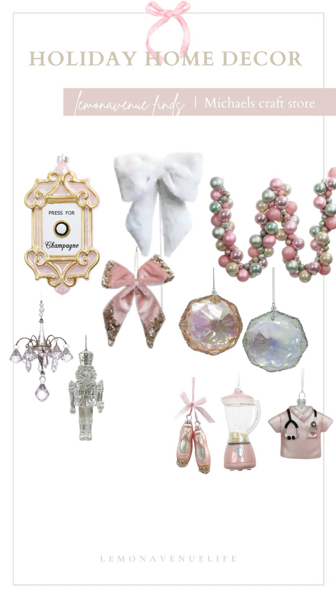 Michaels pink christmas 

#LTKSeasonal #LTKU #LTKHome