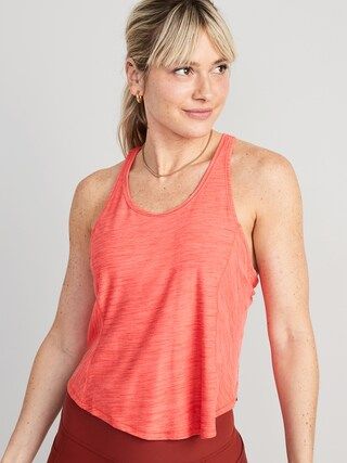 Breathe ON Cropped Racerback Tank Top for Women | Old Navy (US)