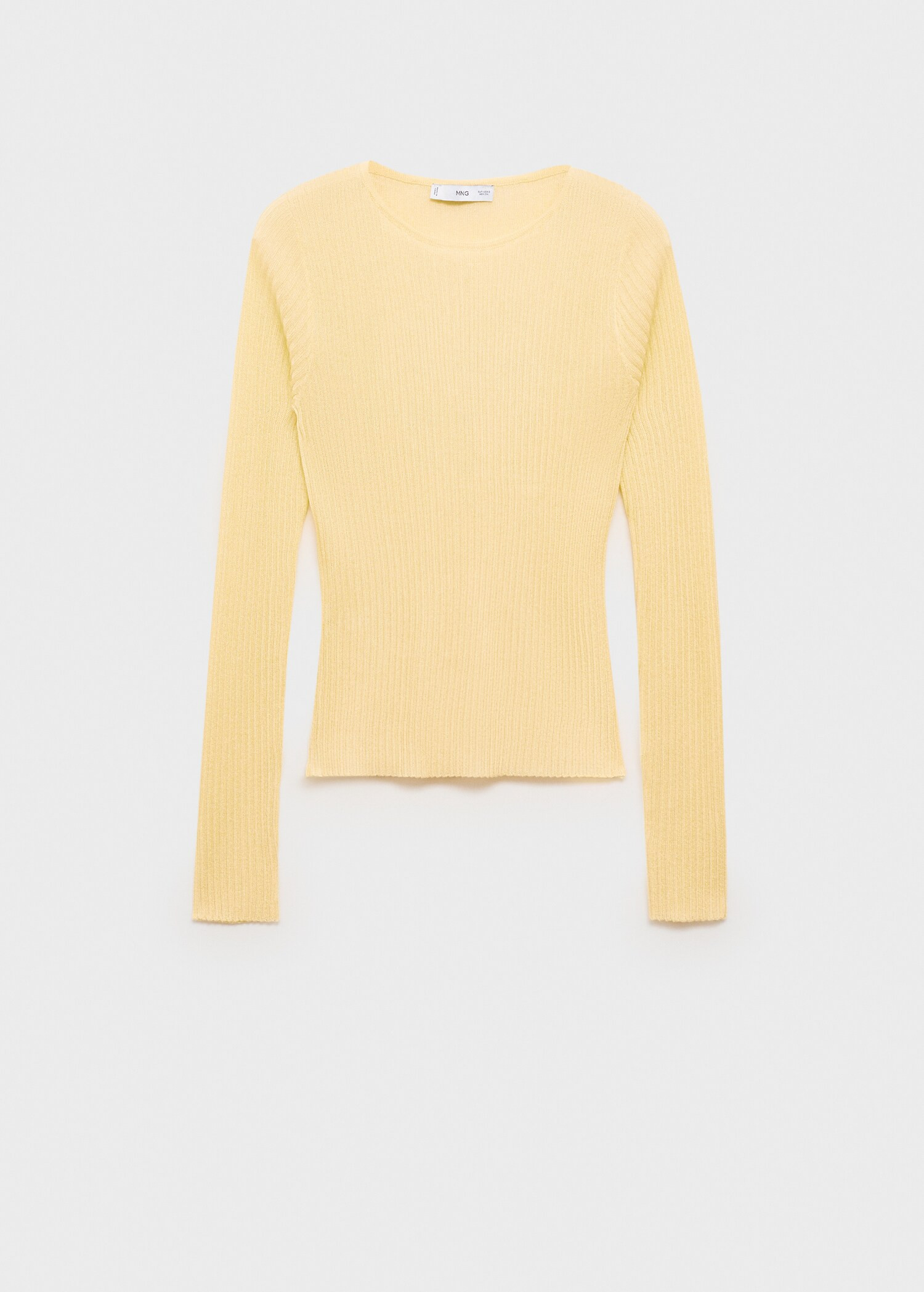 Fine ribbed-knit sweater - Woman | MANGO United Kingdom | MANGO (UK)