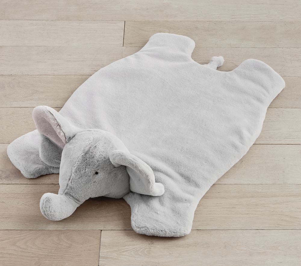 Elephant Critter Plush Play Mat | Pottery Barn Kids