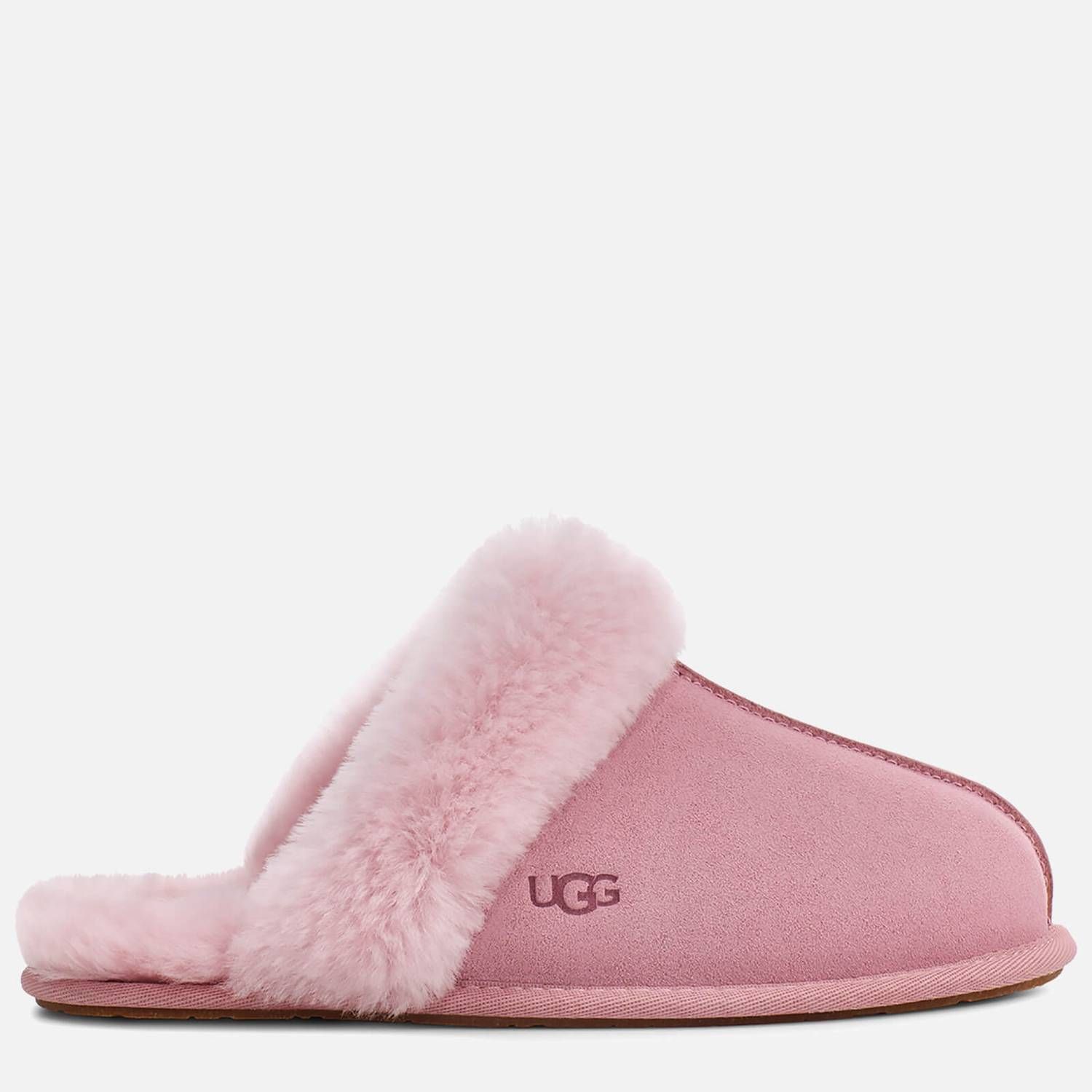 UGG Women's Scuffette Ii Suede/Sheepskin Slippers - Shell | Coggles (Global)