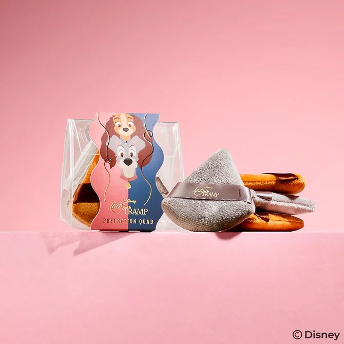 Lady And The Tramp Puffection 4 Piece Powder Puff Set | Spectrum Collections