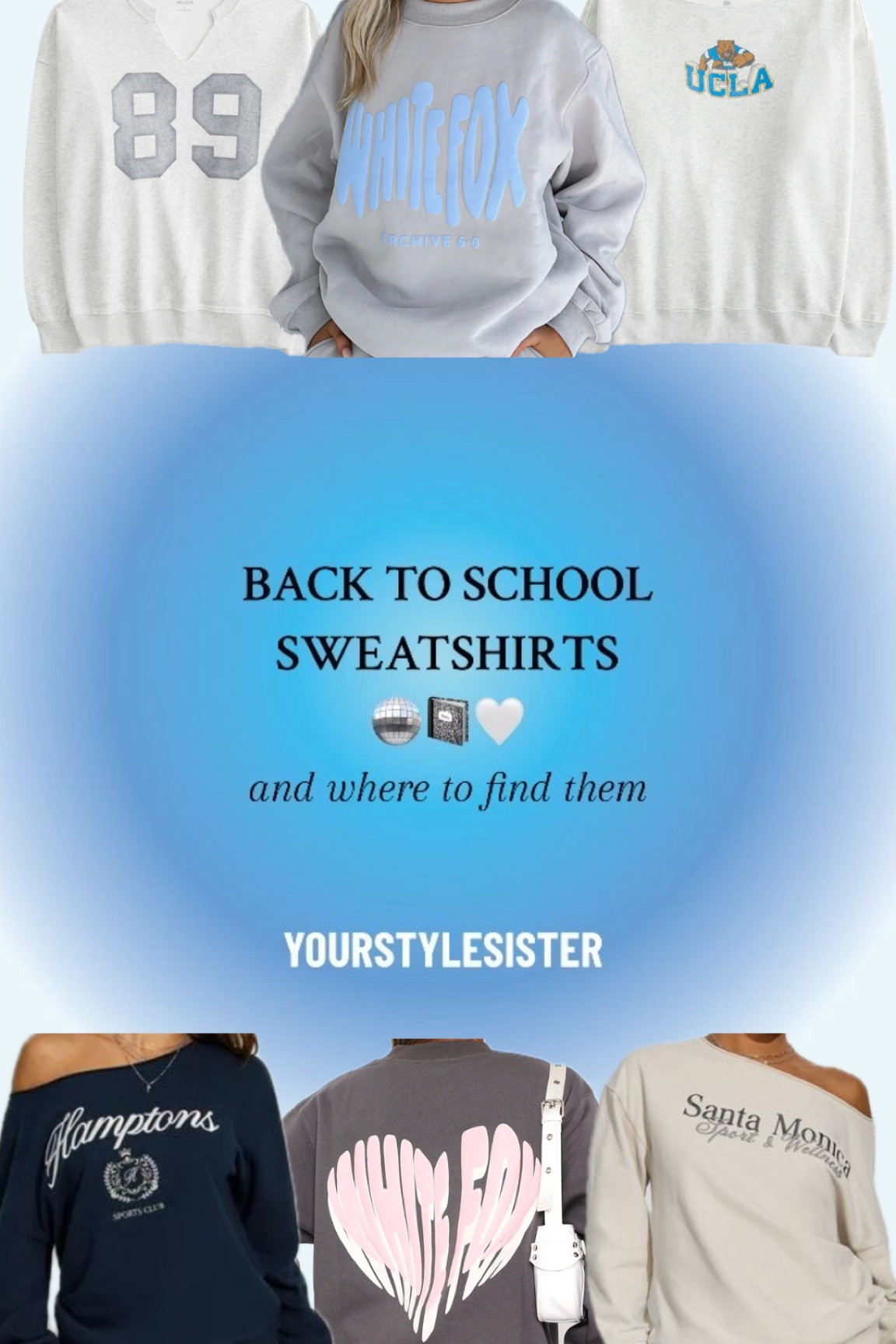 back to school sweatshirts 

#LTKstyletip