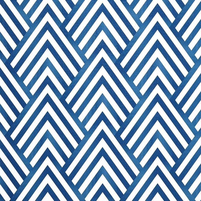 Wenmer Arrowhead Deep Blue Peel and Stick Wallpaper 17.71" x 118" Blue Geometric Wallpaper Navy B... | Amazon (US)