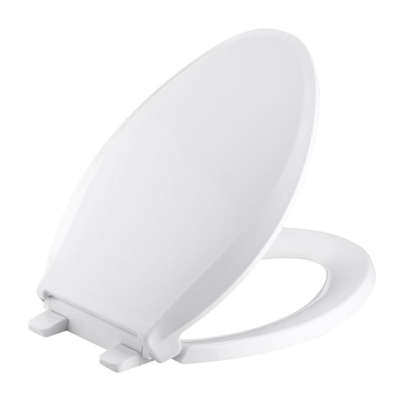 K-4636-0 Cachet Quiet-Close with Quick-Attach Hinges and Grip-Tight Elongated Toilet Seat | Wayfair North America