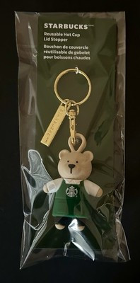 Starbucks Holiday Collection 2025 Bearista Lid Stopper Bear Keychain Brand New | eBay US