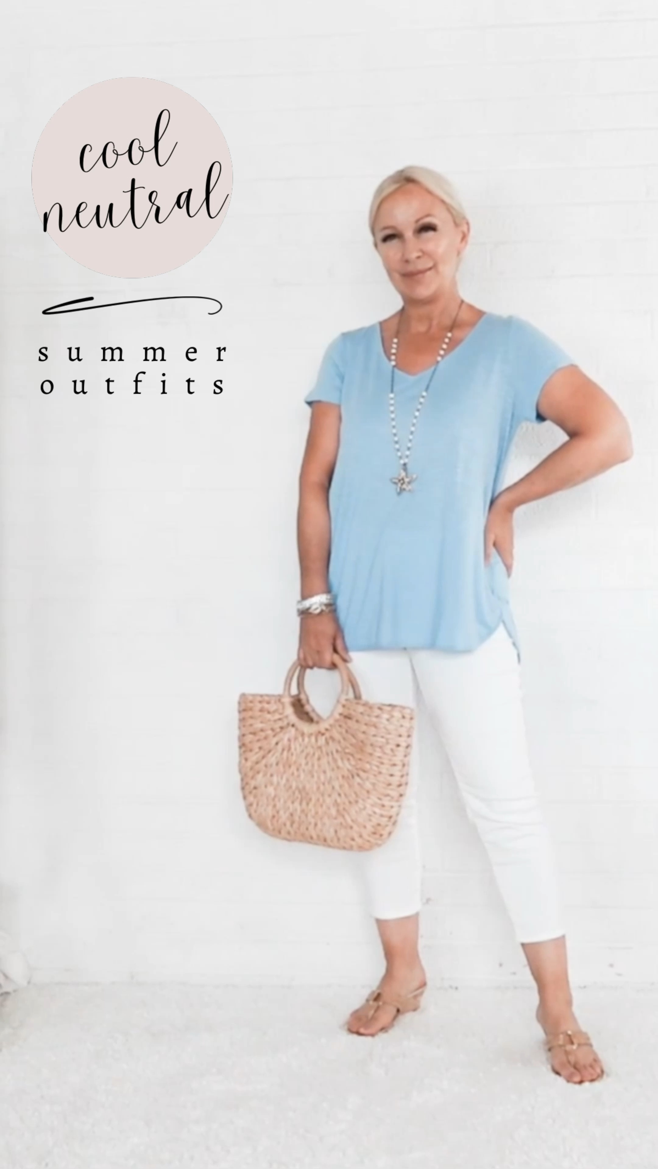 🩵🤍 Cool & Crisp Cool Neutral Outfits for Summer with the Coastal Casual vibe. Which outfit is YOUR favorite: 1 2 3 4 5 6 or 7?

#LTKSeasonal #LTKSaleAlert #LTKOver40