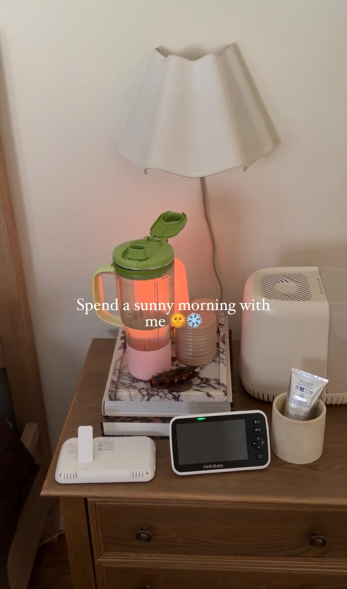 Morning routine vlog! These are my cute Amazon nightstands they are so good. Humidifier, water bottle, sound machine, marble tray from Amazon, bay monitors!

#bresheppard #humidifier #morningroutine #bresheppard 

#LTKdayinmylife #LTKmorningroutine