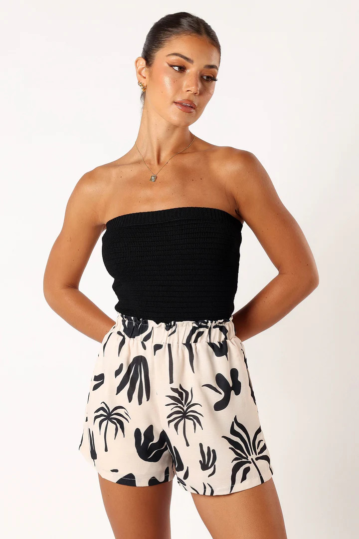 Sawyer Short - Beige Black | Petal & Pup (US)