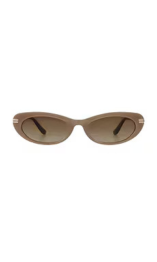 Banbe Rae Sunglasses in Taupe & Brown from Revolve.com | Revolve Clothing (Global)