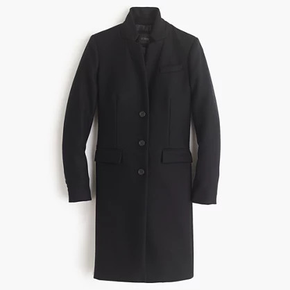 Regent topcoat in double-serge wool | J.Crew US