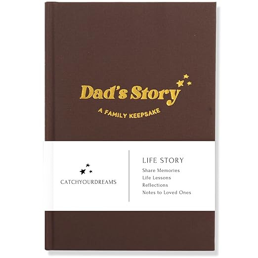 CATCHYOURDREAMS Dad's Story Journal (Hardcover) - A Family Keepsake with + 250 Prompts to Share H... | Amazon (US)