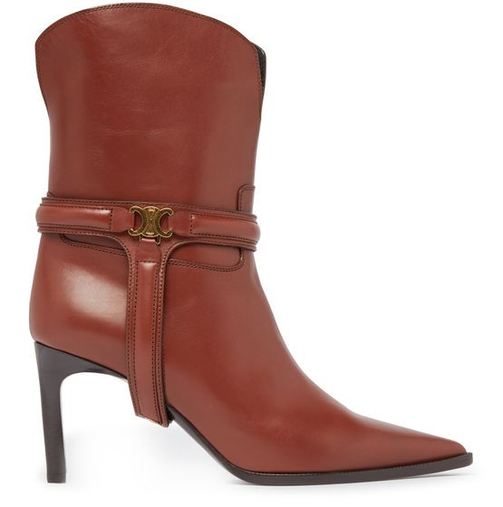 Celine verneuil Triomphe harness low boot in calfskin | 24S US