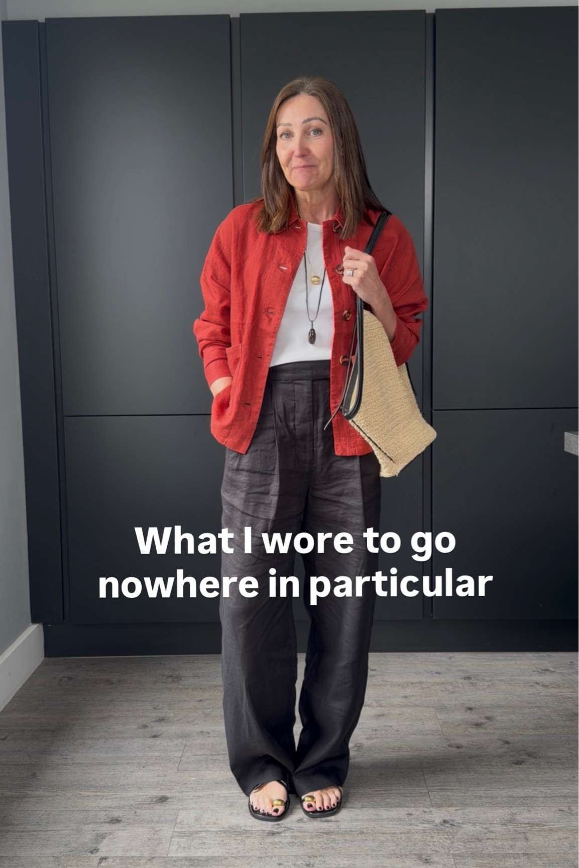 A very ‘me’ outfit. Comfy and baggy - all the linen and a pop of colour x
I’m in 38 trousers and a 12 jacket

#LTKsummer #LTKstyletip #LTKspring