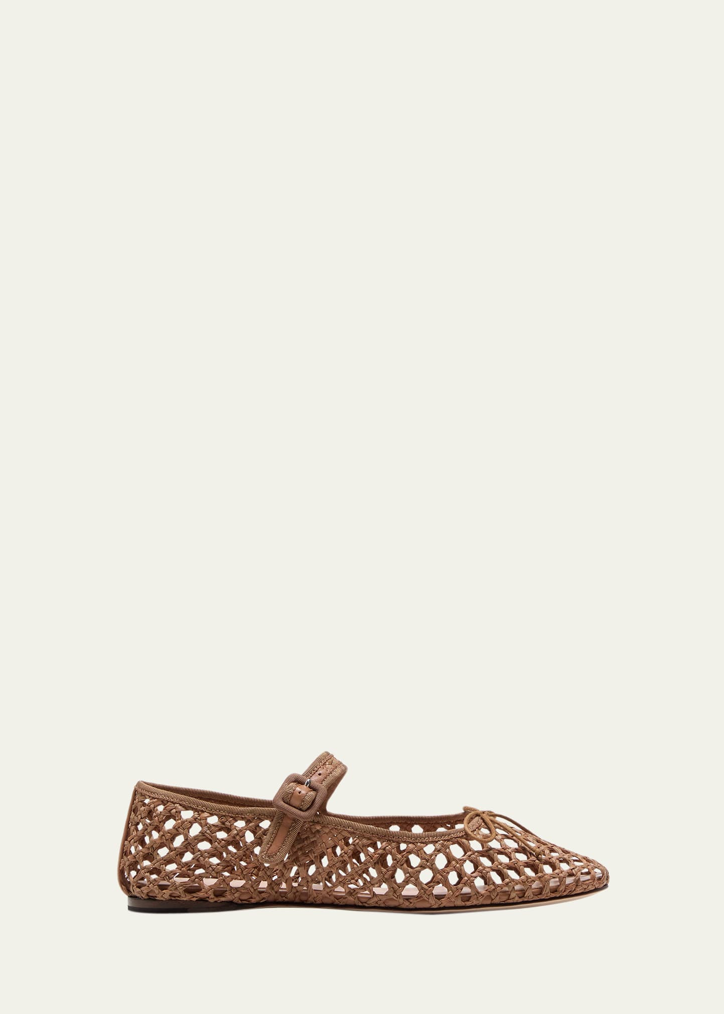 Loeffler Randall Chiara Woven Leather Mary Jane Ballet Flats | Bergdorf Goodman