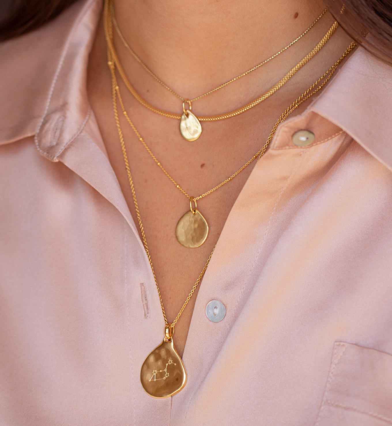 Ziggy Mini Petal Pendant Charm | Monica Vinader (Global)