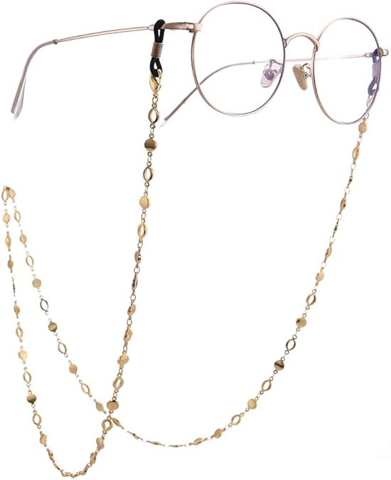 LIKGREAT Circle Chain Eyeglass Holder for Women Long Necklace Fashion Accessories | Amazon (US)