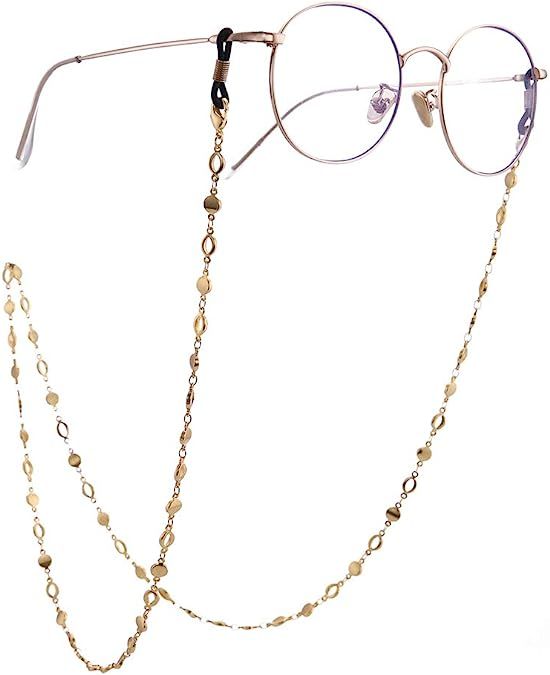 LIKGREAT Circle Chain Eyeglass Holder for Women Long Necklace Fashion Accessories | Amazon (US)