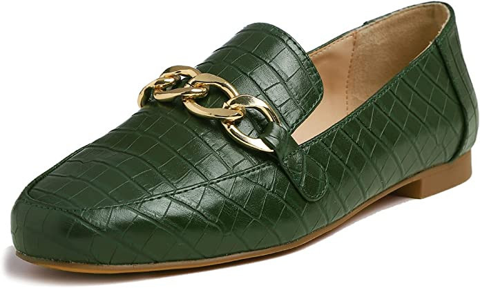 Feversole Women's Fashion Trim Deco Loafer Slippers | Amazon (US)