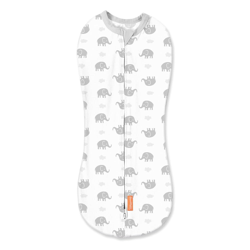 SwaddleMe by Ingenuity Compression Swaddle Pod, Two-Way Zipper for Easy Changes, Improves Sleep &... | Amazon (US)