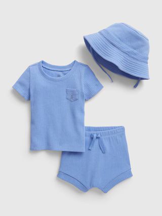 Baby Three-Piece Rib Outfit Set | Gap (US)