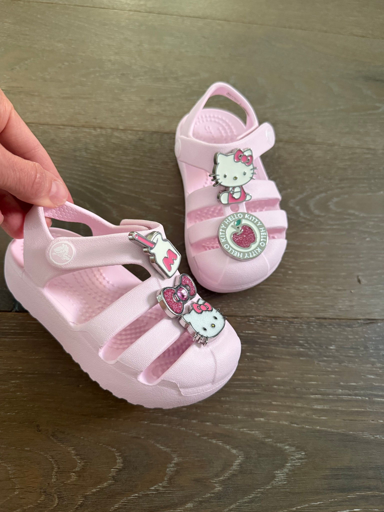 Crocs for the toddler girls 💕 
Crocs & charms were both on sale & under a total of $30 right now! They run a little big 

Crocs, Jibbitz charms for crocs, pink sandals for toddler girls, hello kitty crocs, toddler girl crocs, toddler girl sandals, toddler summer shoes, toddler vacation outfits 

#LTKKids #LTKShoeCrush #LTKSaleAlert