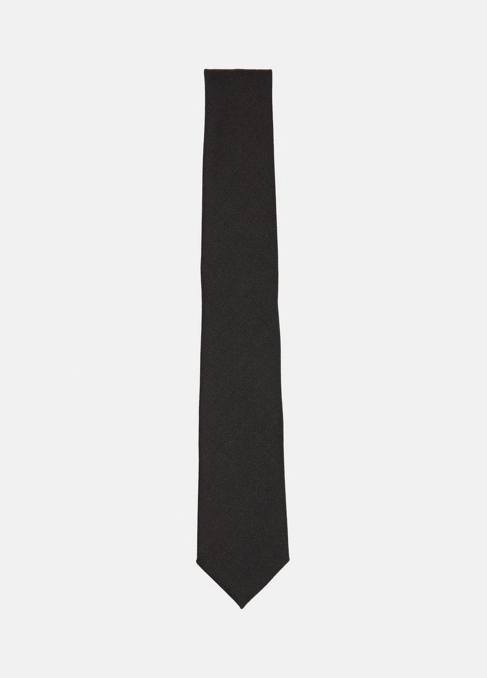 Men's Italian Wool Tie, Black Vince | Vince LLC