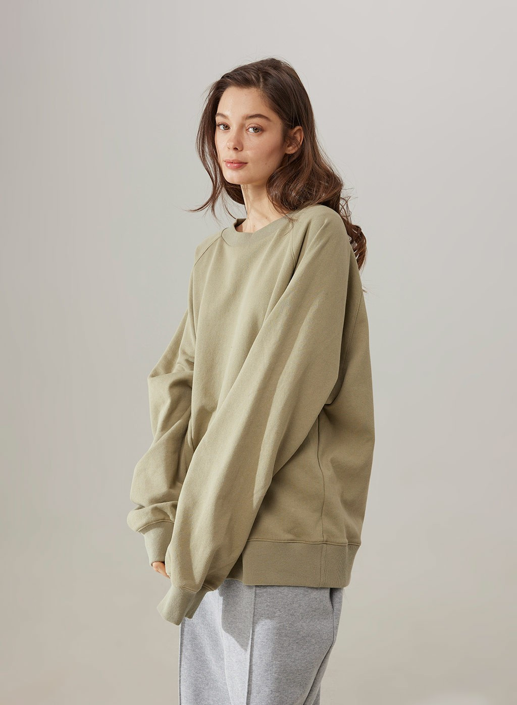 Oversized Crew Neckline Sweatshirt | NAP Loungewear