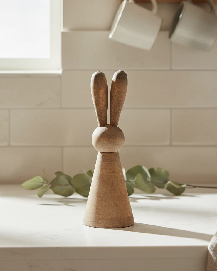 Mini Natural Wood Bunny Accent | Early Access Release | MJHome