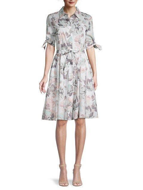 Floral-Print Shirt Dress | Saks Fifth Avenue OFF 5TH
