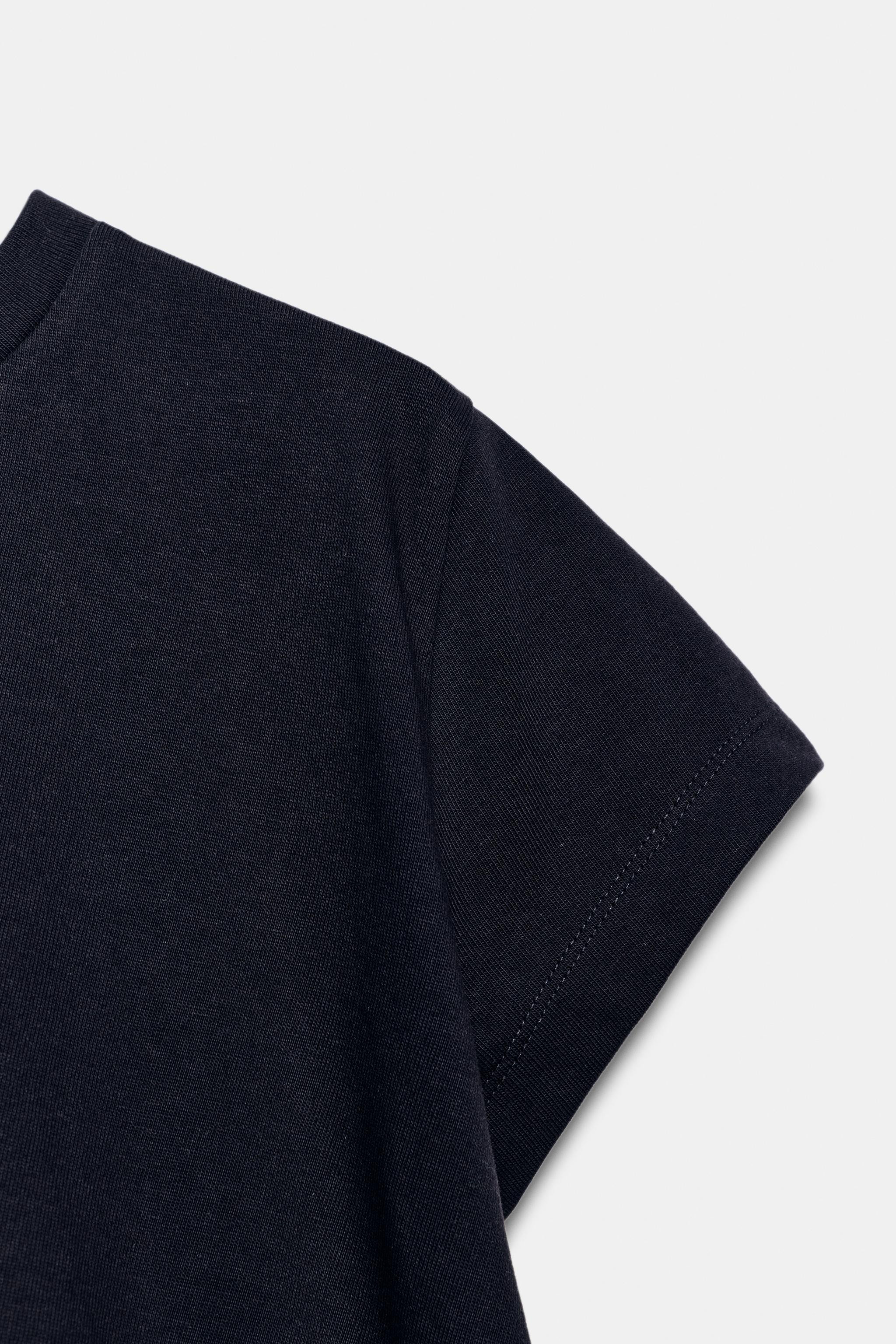 ASYMMETRIC COTTON T-SHIRT | Zara US