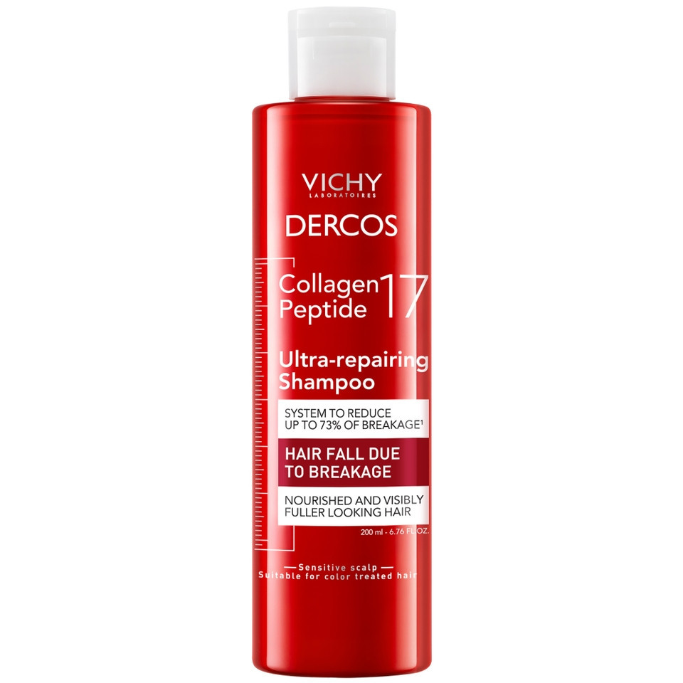 Vichy Dercos Collagen Peptide 17 Ultra-Repairing Shampoo (6.67 fl. oz.) | Dermstore