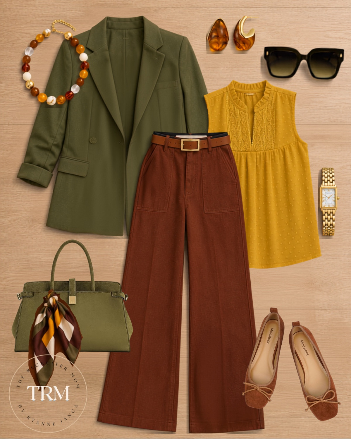 This color combo just screams fall! Add a blazer when it gets cooler and wear the tank now! #workwear #

#LTKOver40 #LTKMidsize #LTKWorkwear