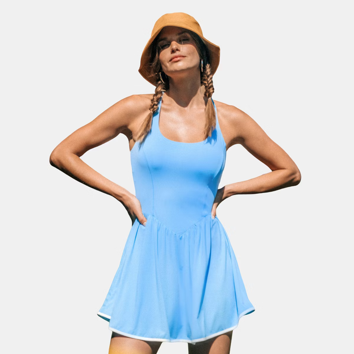 Women's Sleeveless Scoop Neck Active Dress Activewear - Cupshe | Target