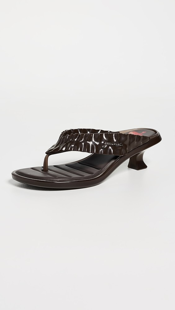 Melissa x Ganni Jelly Thong Kitten Heels | Shopbop