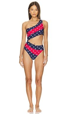 BEACH RIOT Joyce One Piece in Liberty Stars from Revolve.com | Revolve Clothing (Global)