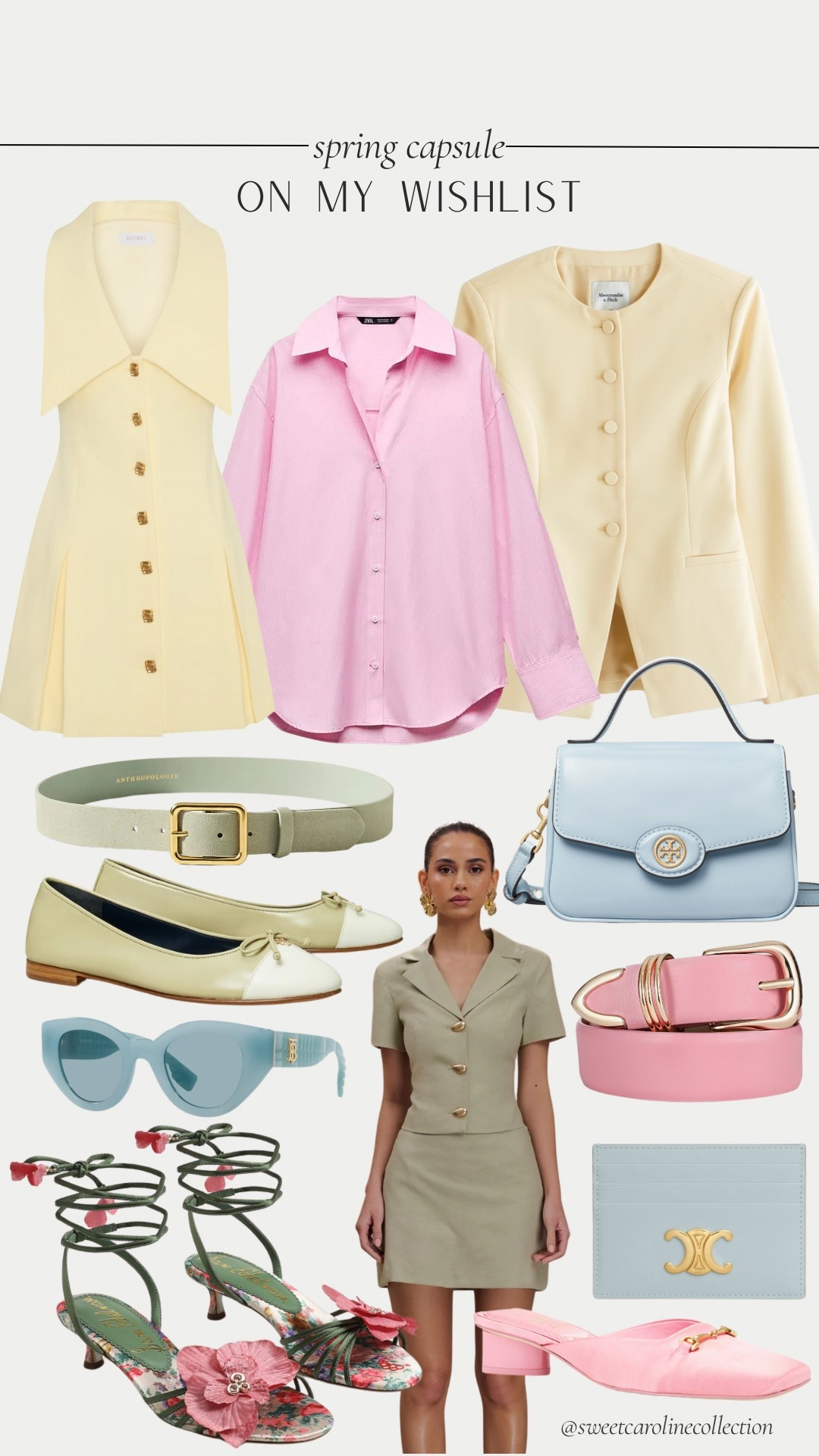 Spring Capsule - on my wish list ✨

Yellow dress, MESHKI, belt, Anthropologie, Tory Burch, flats, sunglasses, Sam Edelman, Abercrombie and fitch, revolve, Burberry, Gucci, Celine, amazon, set, blazer, poplin shirt, oxford shirt, heels, mules, spring style, pastel, Birthday gift, gift guide for her, birthday gift guide, wish list, summer Fridays, adidas, ultraboost, Juliette has a gun, must have, sale, best seller, Nike, Peter Thomas Roth, eye mask, lip gloss, charlotte tilbury, Prada, contour wand, crate & barrel, Williams Sonoma, lip balm, Dior, lip oil, beauty, makeup, perfume, fragrance, Jimmy choo, Stanley, tumbler, YSL, card holder, wallet, Marc jacobs, tote bag, Nike, shoes, sneakers, blush, rare beauty, kitchenaid, mixer, kitchen, home, standing mixer, cozy, fitness, comfy, under 500, under 400, under 300, under 200, under 100, under 50, style, fashion, trending, sweet Caroline collection

#LTKbeauty #LTKitbag #LTKhome

#LTKStyleTip #LTKSeasonal #LTKFindsUnder100