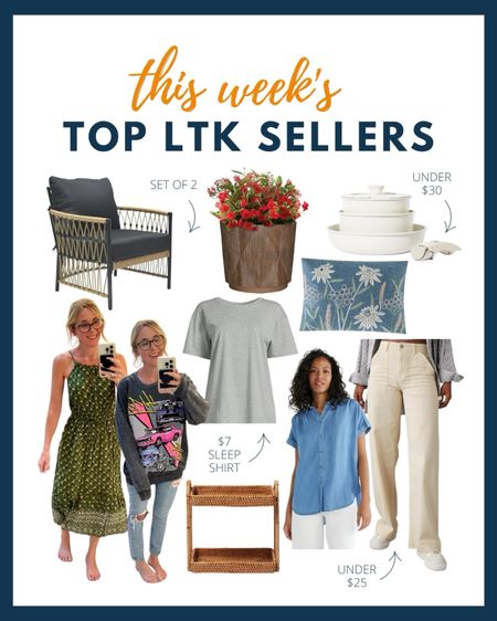 Want to know what our top LTK sellers were for the week?! Shop them below!

#LTKstyletip #LTKsalealert #LTKhome