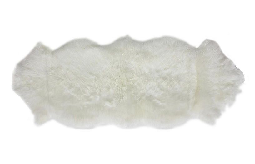 Sheepskin Rug - Natural - 2'7"x5'3 | One Kings Lane