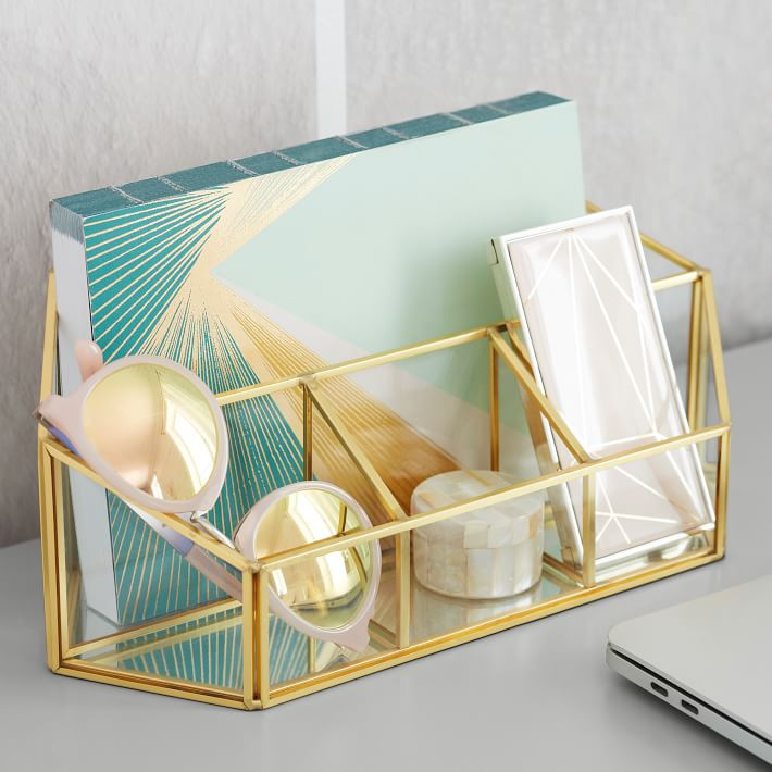 Skyline Divided Desktop Organizer | Pottery Barn Teen