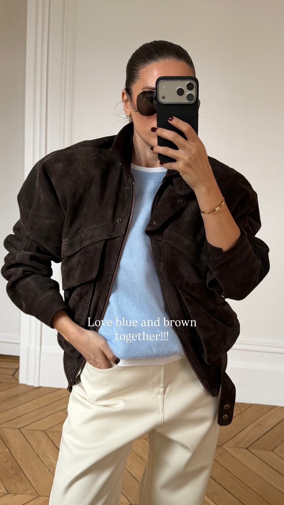 Love blue and brown together!!!