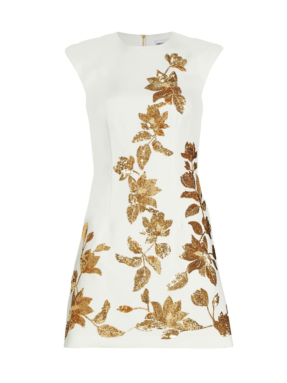 Versailles Floral Sequin Crepe Minidress | Saks Fifth Avenue