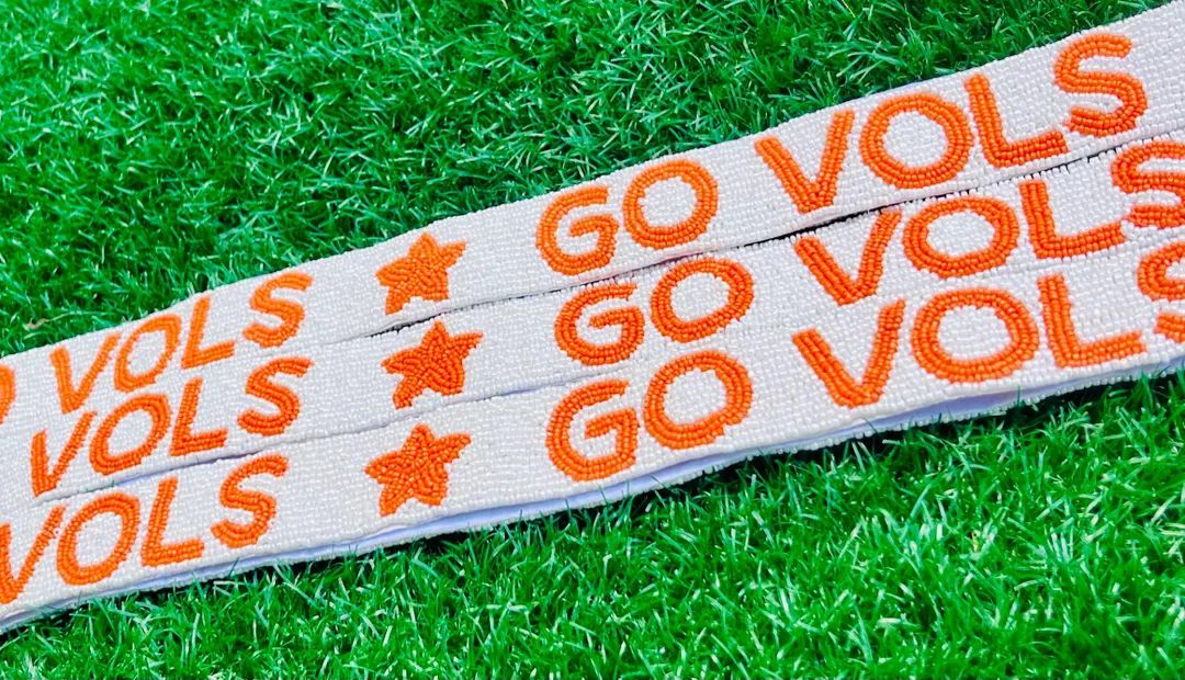 GO VOLS Beaded Strap / Ships Same Day /tennessee Game Day / Volunteers Purse Strap / Tennessee Pu... | Etsy (US)