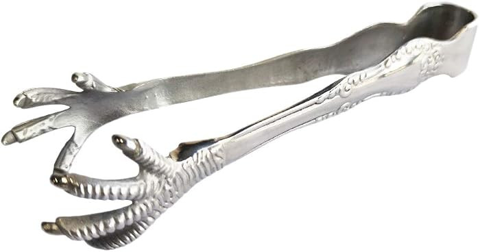 Sizikato Stainless Steel Chicken Feet Tongs Special Ice Tongs Serving Tongs. | Amazon (US)