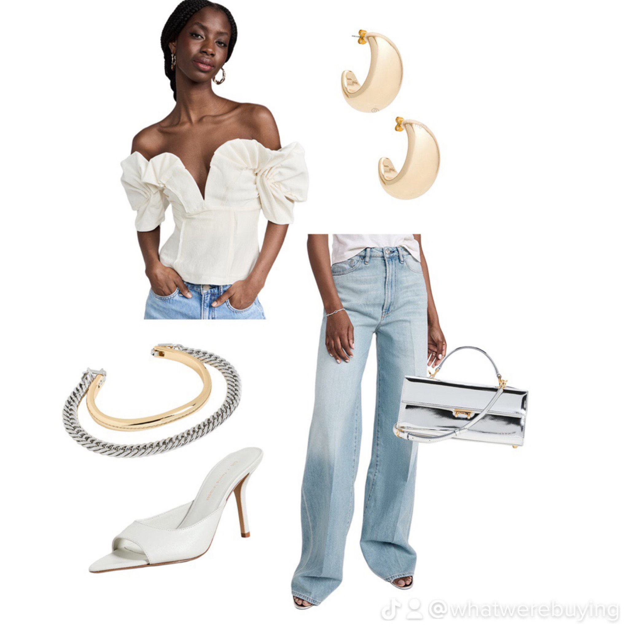 what we’re buying 





Shopbob spring style mixed metals and metallic 