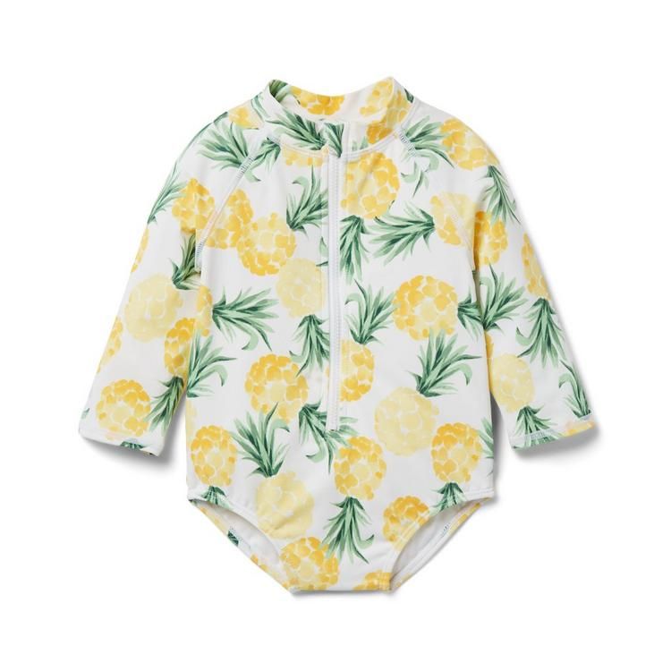 Baby Pineapple Rash Guard Swimsuit | Janie and Jack