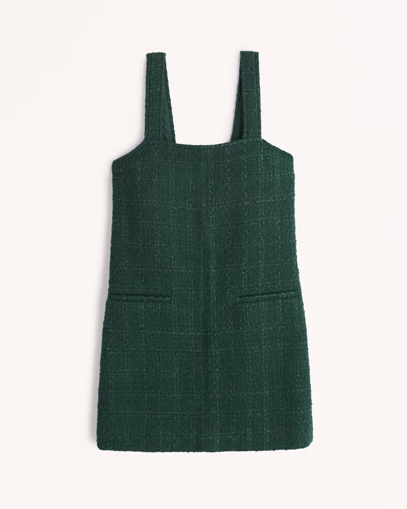 Tweed Shift Mini Dress | Abercrombie & Fitch (US)