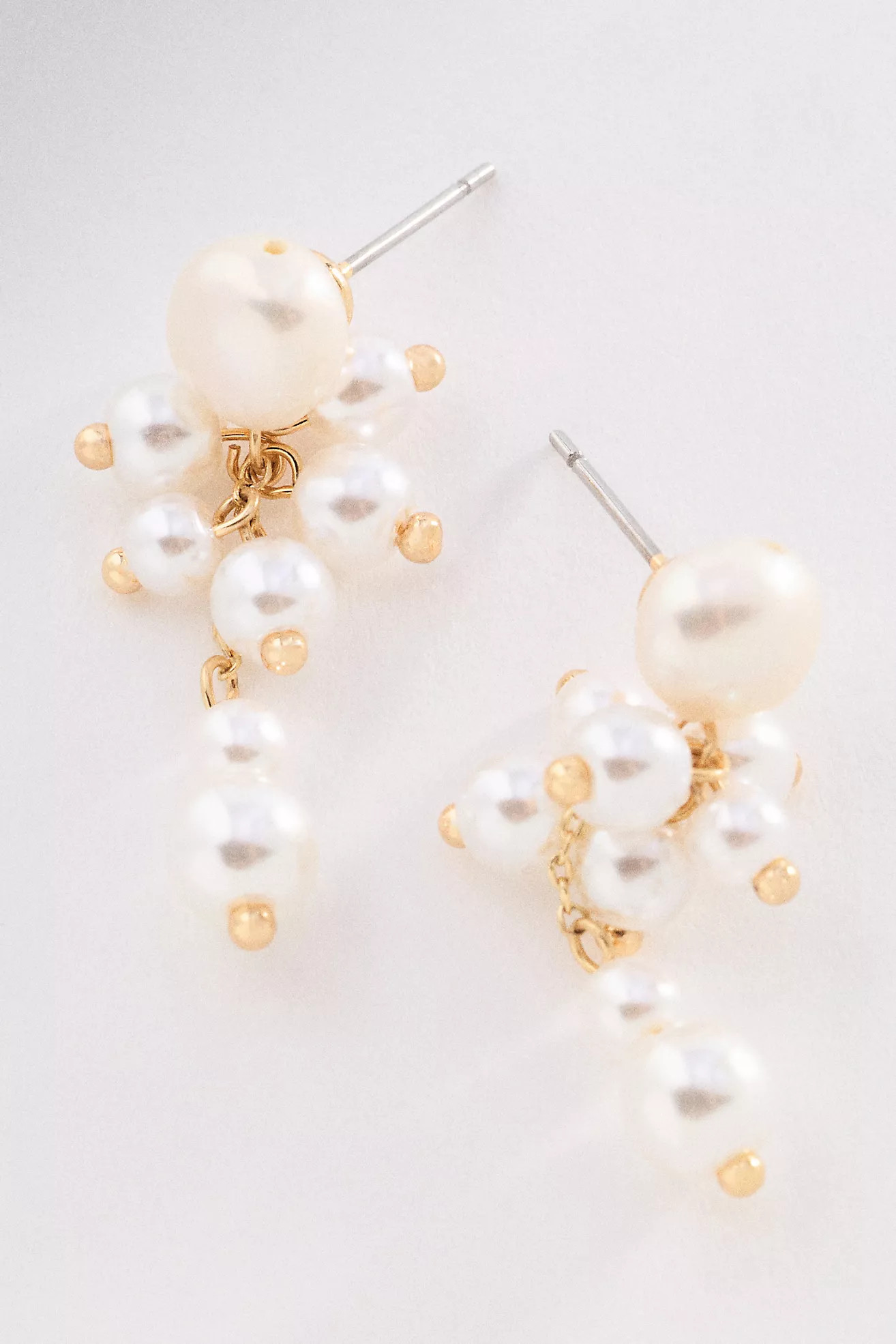 Pearl Cluster Post Earrings | Anthropologie (US)