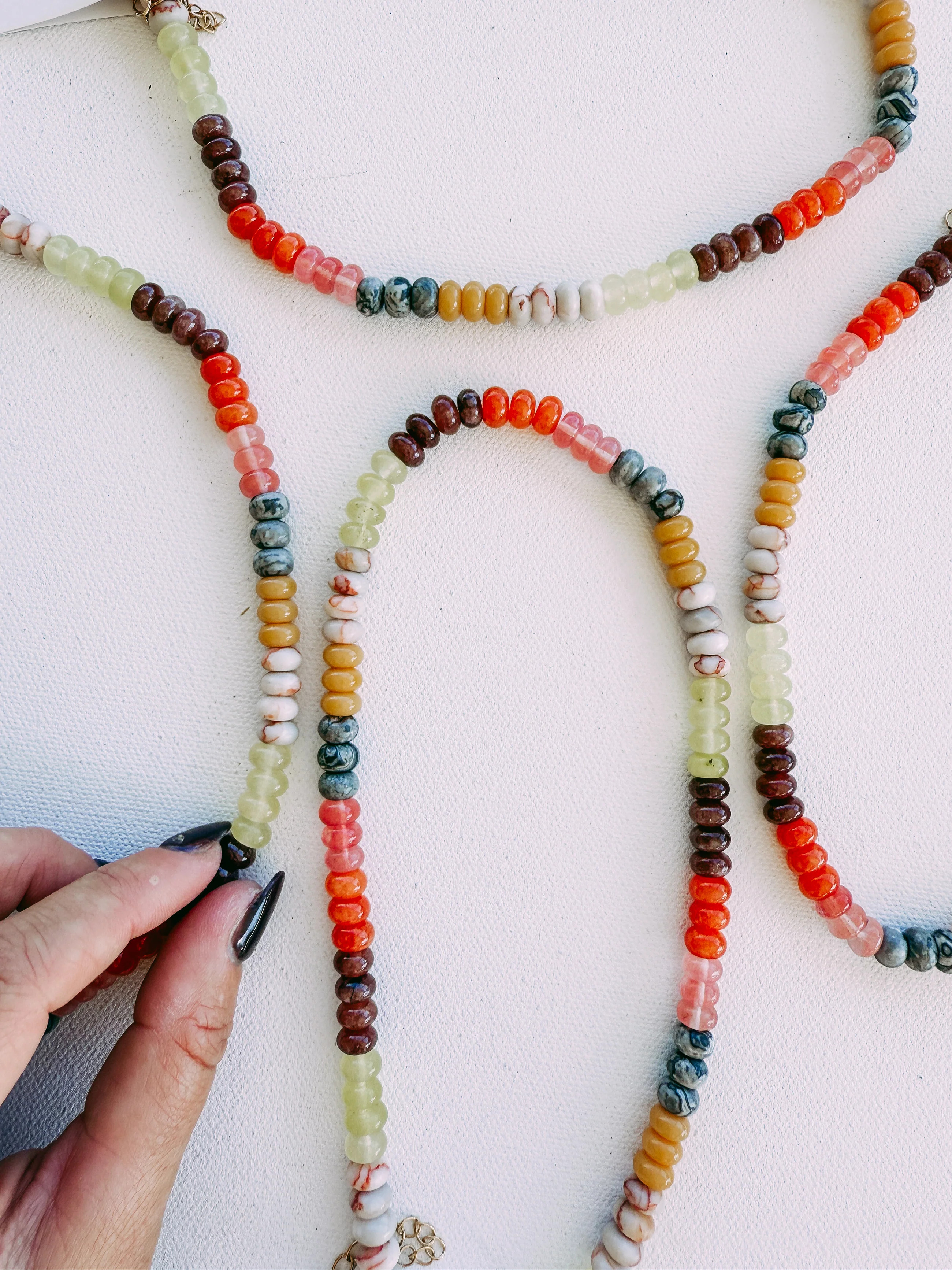 autumn gemstone necklace | Etta & East