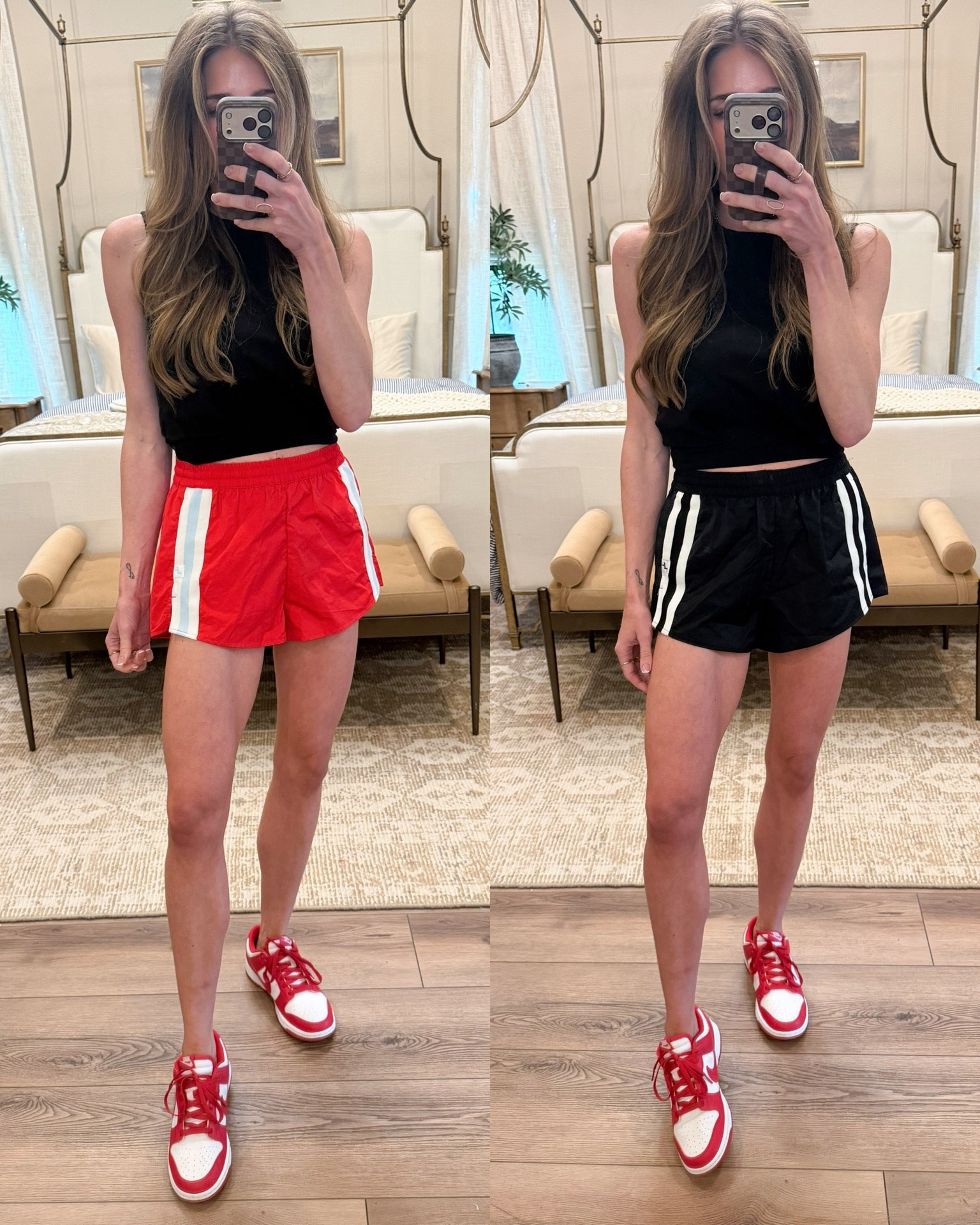 New athletic shorts from Target! Paired with my fav top from Amazon. 